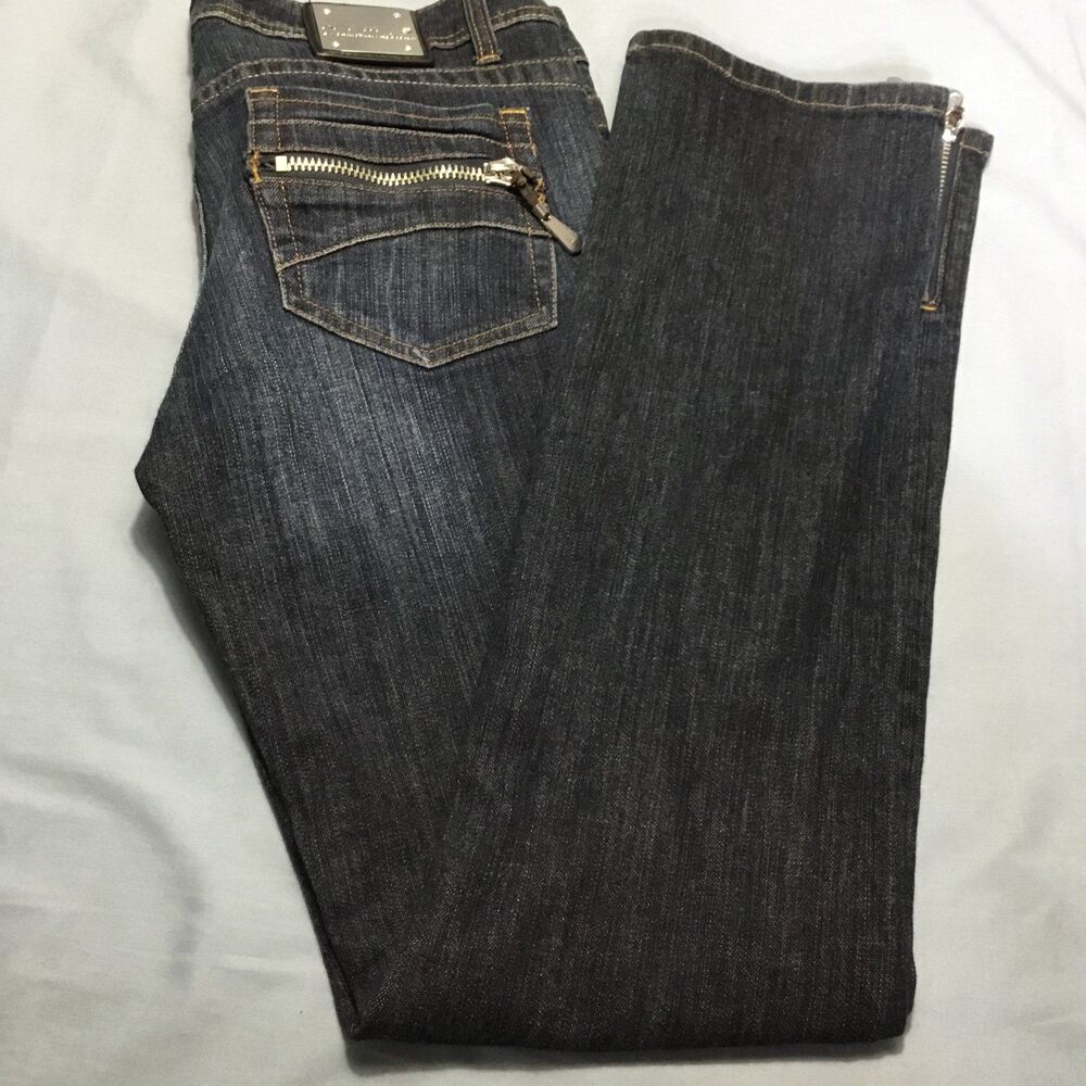 Christian Audigier NVM/9 Women's Denim Blue Jeans Sz 9